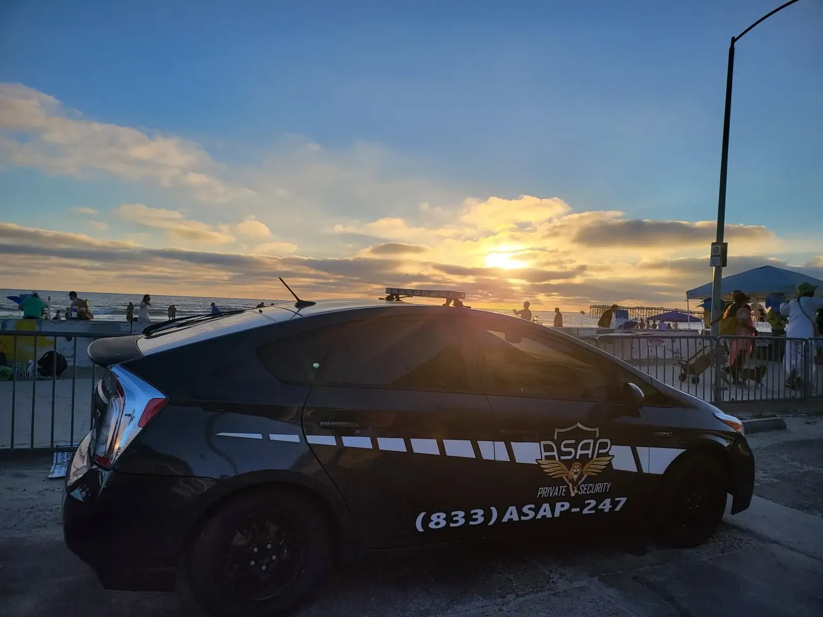 ASAP mobile patrol vehicle used for wide-area security coverage